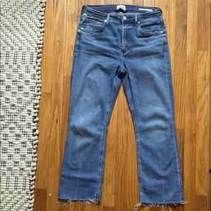 Citizens of Humanity Isola Crop High-Rise Bootcut Jeans